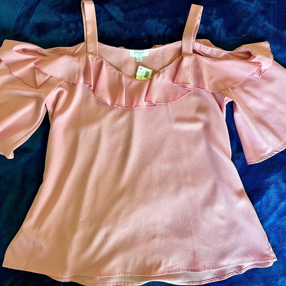 Pink Off Shoulder Ruffle Top - Picture 4 of 8